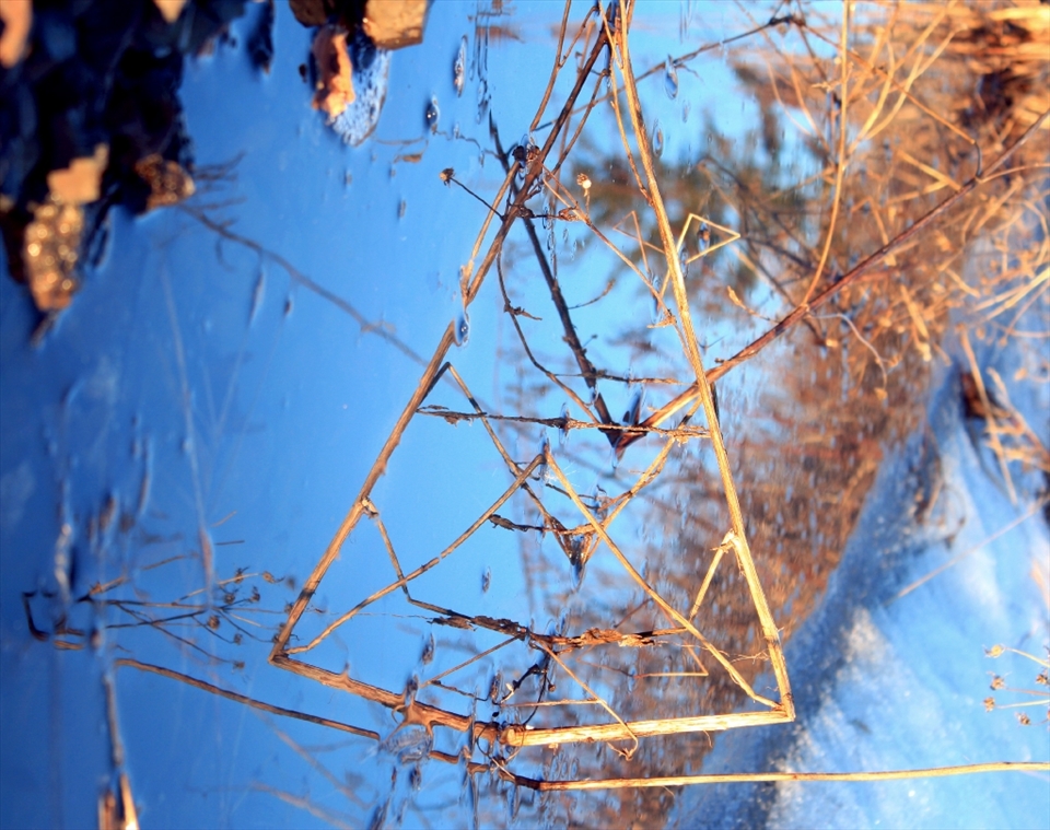 Geometry exists not just in math, but also nature. After winter's heavy snowfall, we melt and meet with the Earth again. 