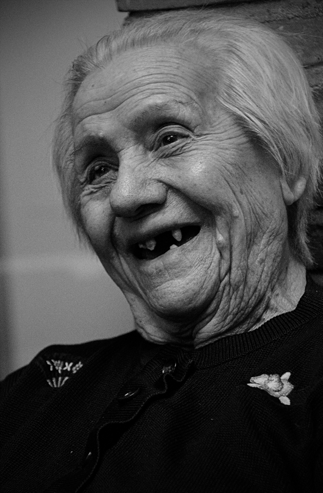 Rememoring past days with joy.