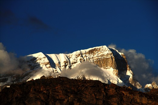 Mountain peak in garhwal region...