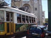 Tram 28 approaches the Sé de Lisboa: by ines_figueiredo, Views[219]