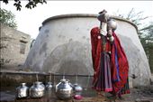 Tribal women will walk large distances with heavy pots filled with water : by ingetjetadros, Views[315]