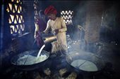 This Rabari couple earns their livelihood by making cheese from goat milk: by ingetjetadros, Views[875]