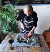chopping my ingredients for tartare at home : by inkandcleaver, Views[215]