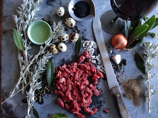 pre mixed tartare ingredients 