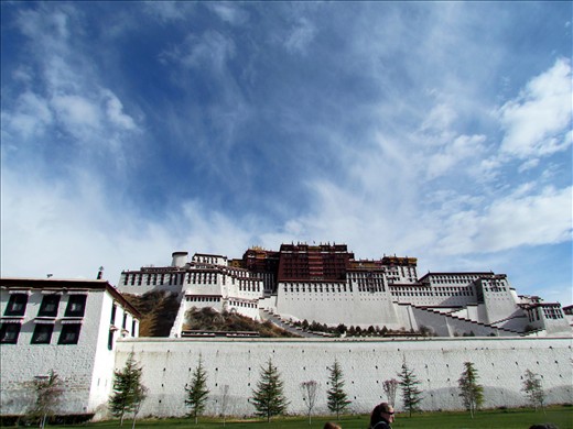 Potala Palace in Lhasa was constructed between 1645 - 1694