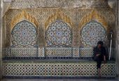 Beautiful & perfect mosaic livens up the worn out walls of the medina.: by inta, Views[253]