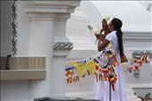 Women in devote prayer on one of the most ancient religious sites in Sri Lanka.: by ireneb, Views[412]