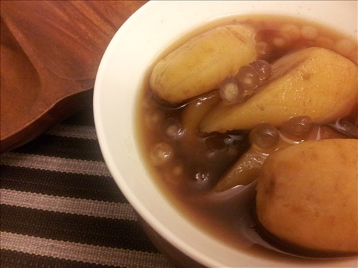 minatamis na saba with sago