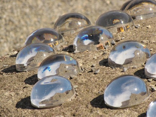 Like crystals the Irish history is a rich heritage jammed on the ground.