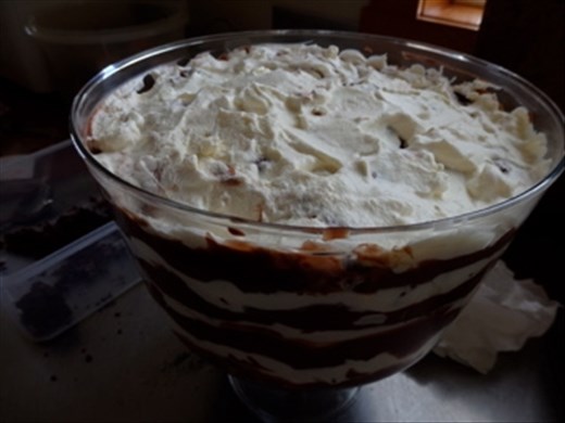 Cream layer, followed by...