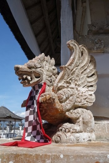 Onderdeel van een tempel bij het pura Lempuyang complex