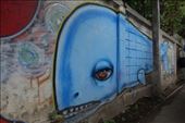 Talloze grafitti's doken op in de stad waaronder deze walvis: by irko_mirjam, Views[217]