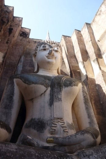 Reuzegrote buddha in Sukhothai 
