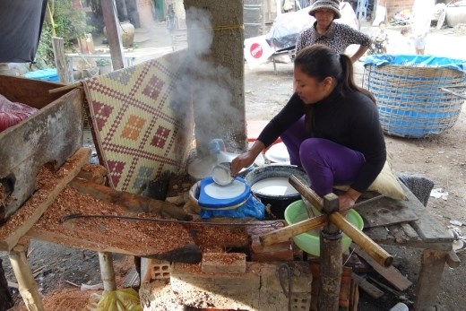 Ambachtelijk loempiavellen vervaardigen