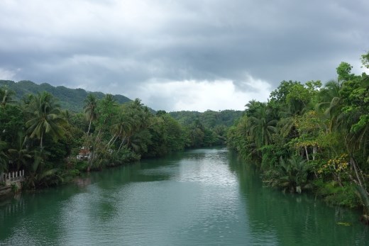 De rivier Loboc