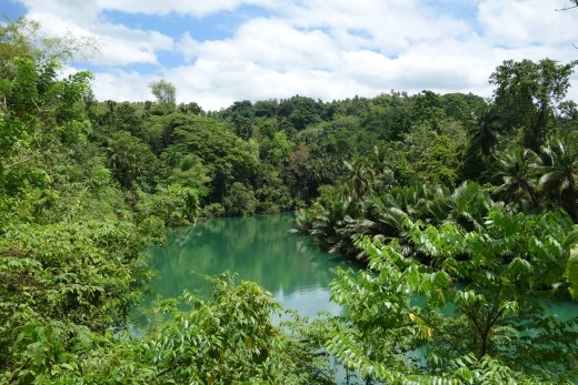 Nogmaals de smaragdgroene Loboc rivier