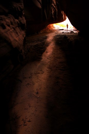 Eventually, we escape back into the harsh sun.