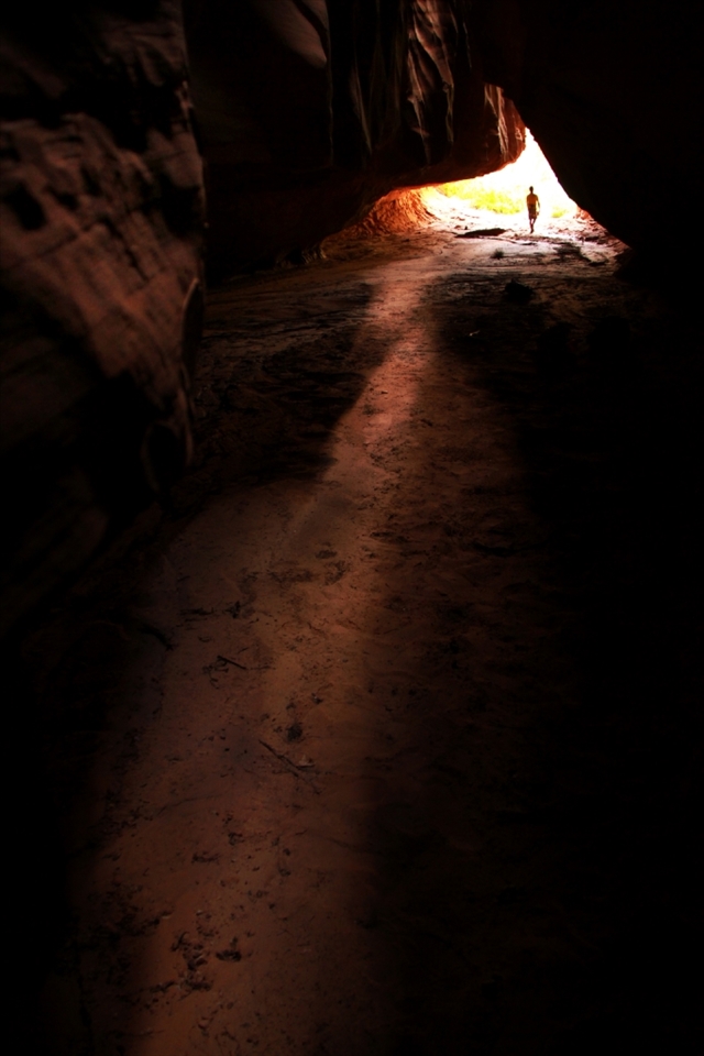 Eventually, we escape back into the harsh sun.