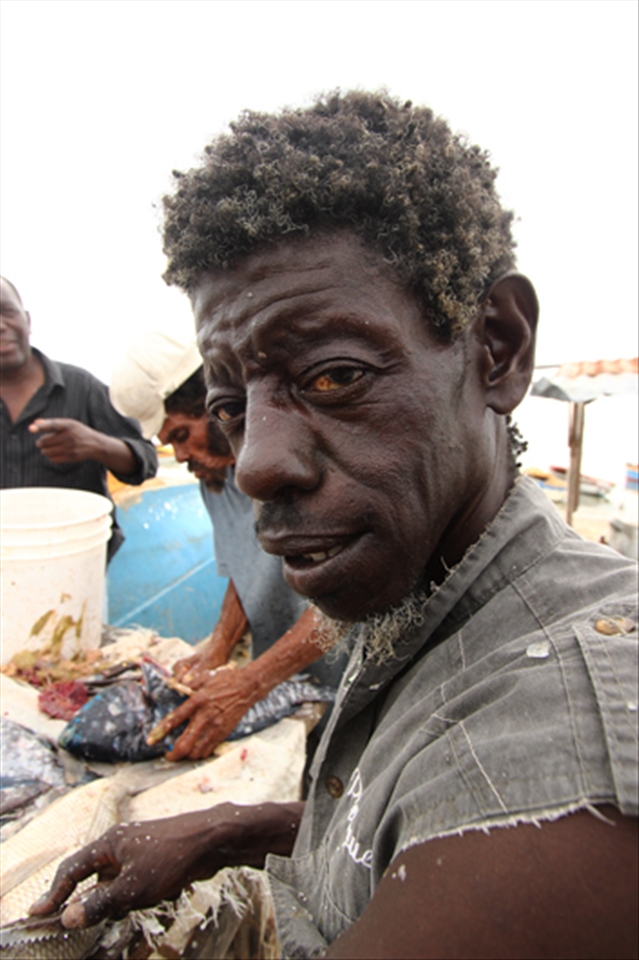 He said American women are rich and he is tired of scaling fish for a living.