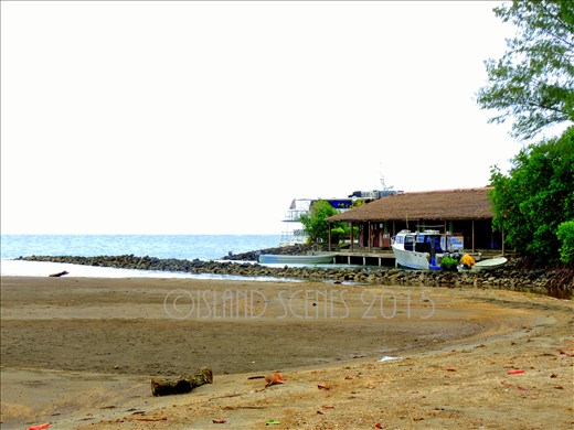 Looking out for MV Febrina and the dive boats of famous Walindi Resort.
