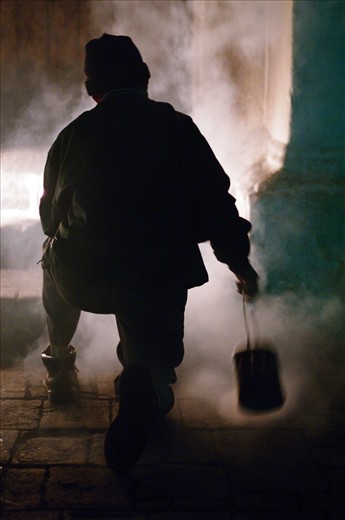 Mayan rituals, often involved incense, are still perform at church doors, showing a unique cultural blend of spiritual beliefs.