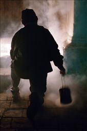 Mayan rituals, often involved incense, are still perform at church doors, showing a unique cultural blend of spiritual beliefs.: by itai, Views[417]