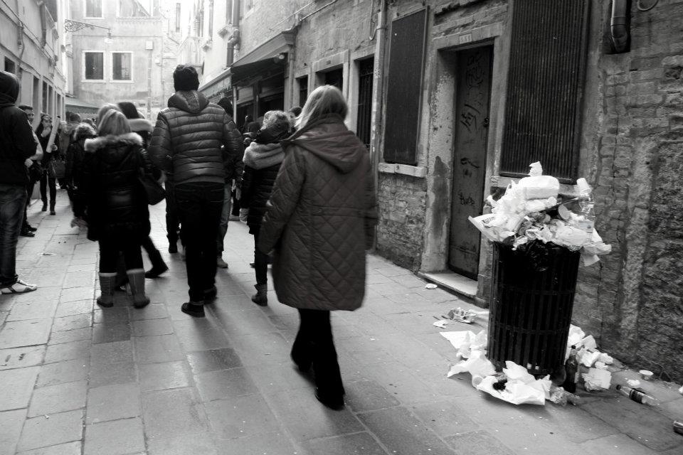 By the end of the day , i get a glimpse from the locals point of view as i see what they are left with.  