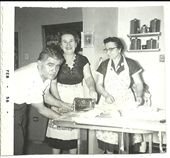My grandparents making pasta on the same table I used in photo 1 & 2.: by italianmamachef, Views[563]