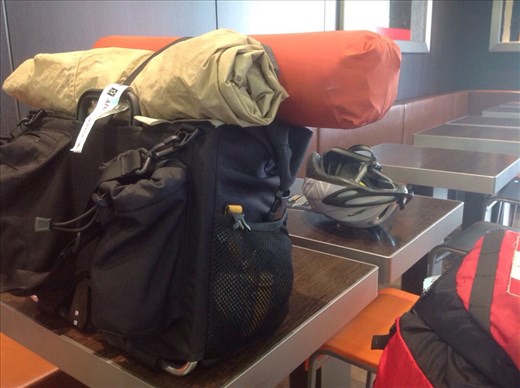 This is how we packed our bikes. Everything fits yeah!