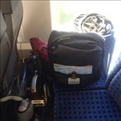 Packing on the train. We do not have to pay a fee for out collapsible bikes. : by j-a-z, Views[387]