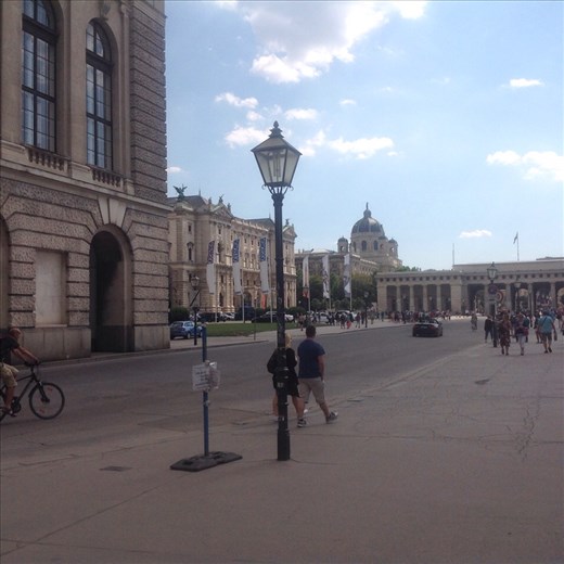 Street scape in Vienna. 