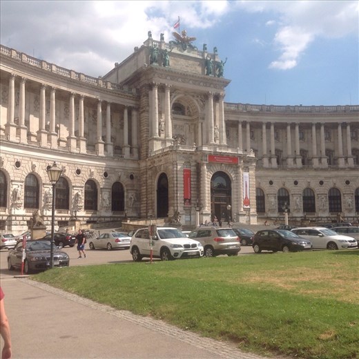 The National Library in Vienna. 