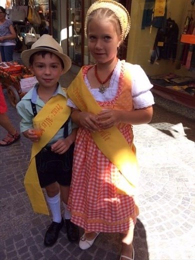 Prince and Princess apricot in Krems, the Wachau Valley.  