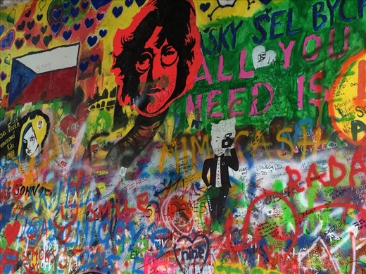 John Lennon wall Prague