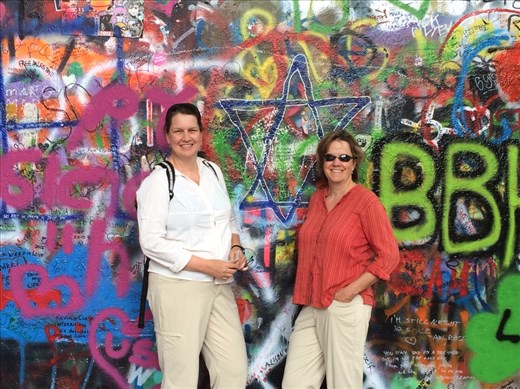John Lennon wall, Prague.