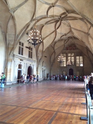 Castle main hall, Prague.