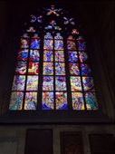 Stain glass window. St. Vitus Cathedral, Prague Castle: by j-a-z, Views[415]