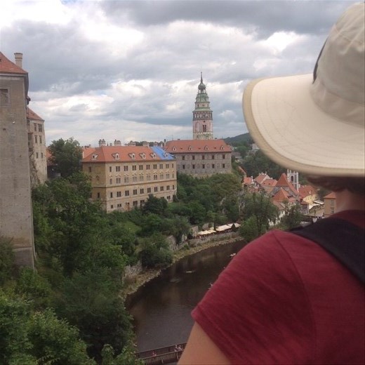 View from the castle Krumlove