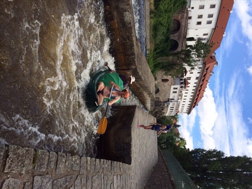Vltava River rafters