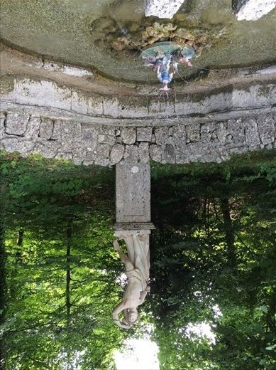 Hellbrunn palace and trick water fountains