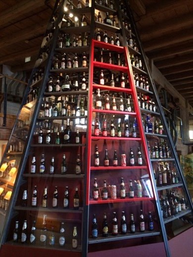 Beer pyramid Steigl beer museum