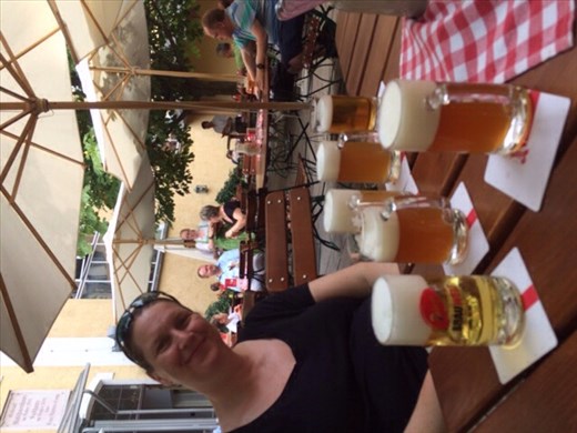 Stiegl beer museum taste testers