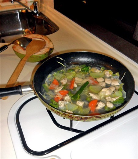 First attempt at chicken binakol.