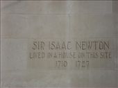 Isaac Newton lived in a house on this site that is now a library.: by jac995, Views[236]
