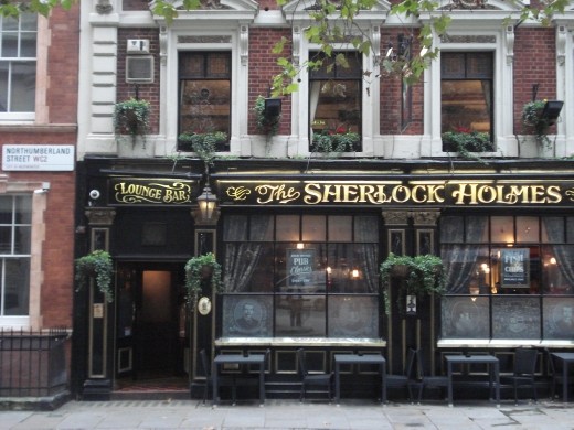 A replica of Sherlock Holmes pub