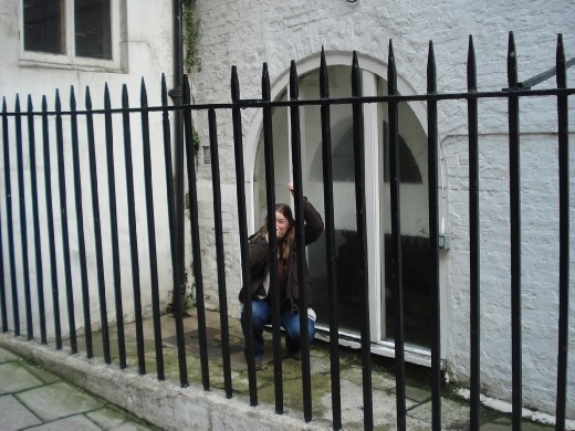 Sarah splish, splashing and taking a bath...
