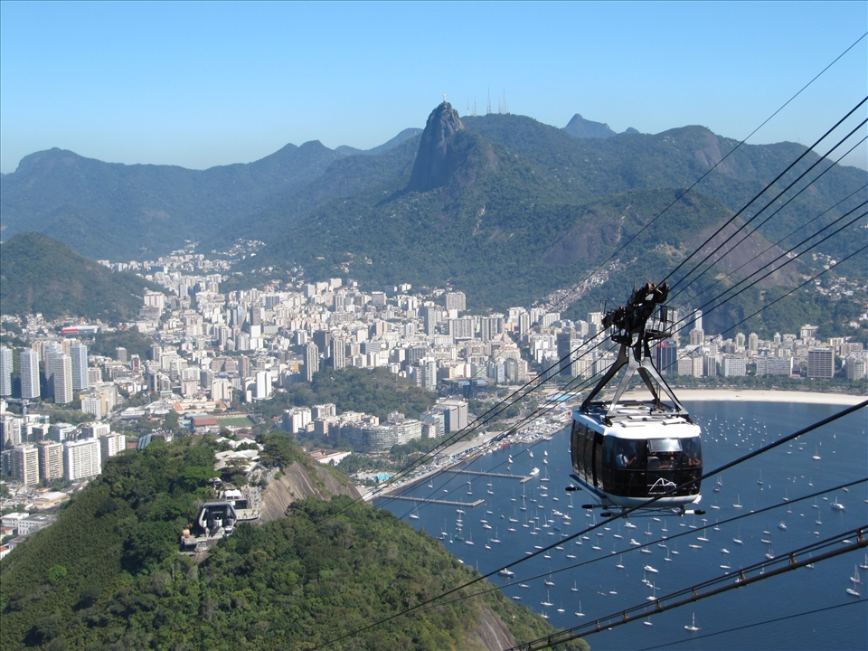 cable car to Pao de Acucar (SugarLoaf Mountain)