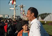 Happy people of Tiananmen Square. I heard a high ranking government official yelling: 