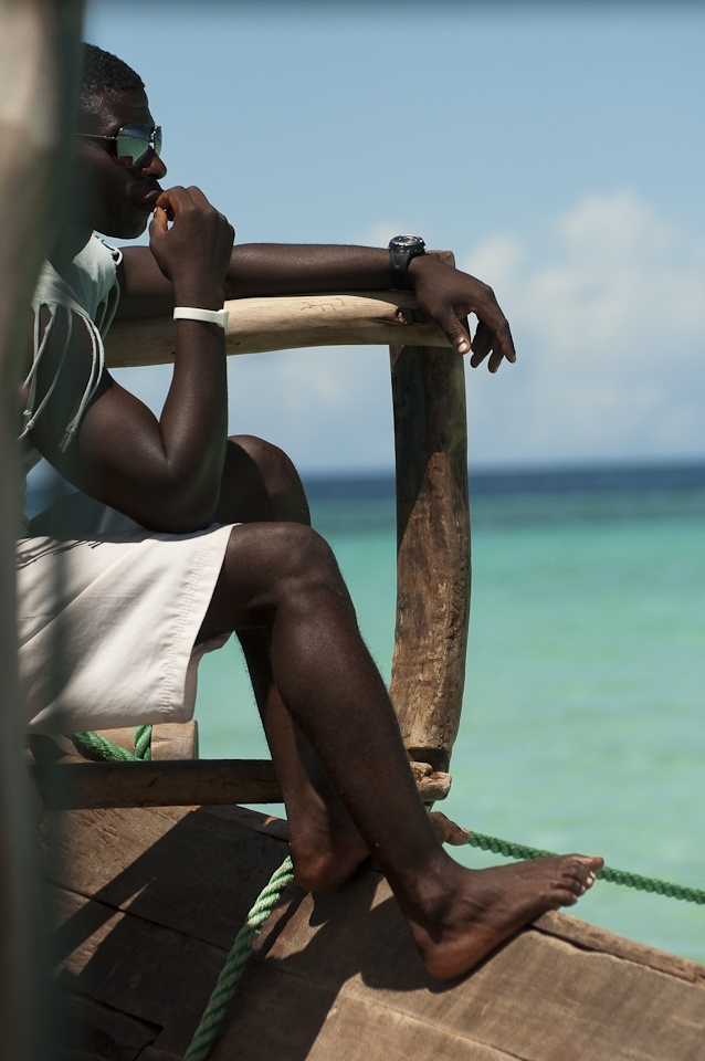 Once the sails are up, all there is to do is chill. Tourism is by far the largest income earner for the Islands, and has had a strong invluence on the culture and dress code of what is in general a traditionally Moslem Island.