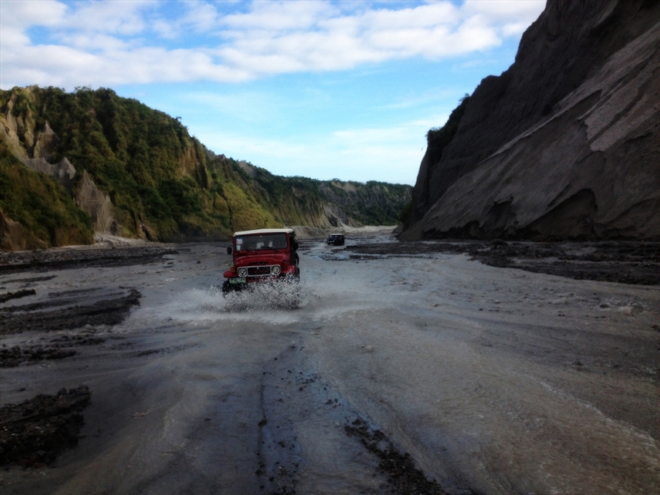 Men have been known to conquer everything in their way...

In 1991, Mt. Pinatubo, an active volcano in the Philippines erupted and produced the second largest terrestrial eruption of the 20th century, leaving behind miles and miles of 
